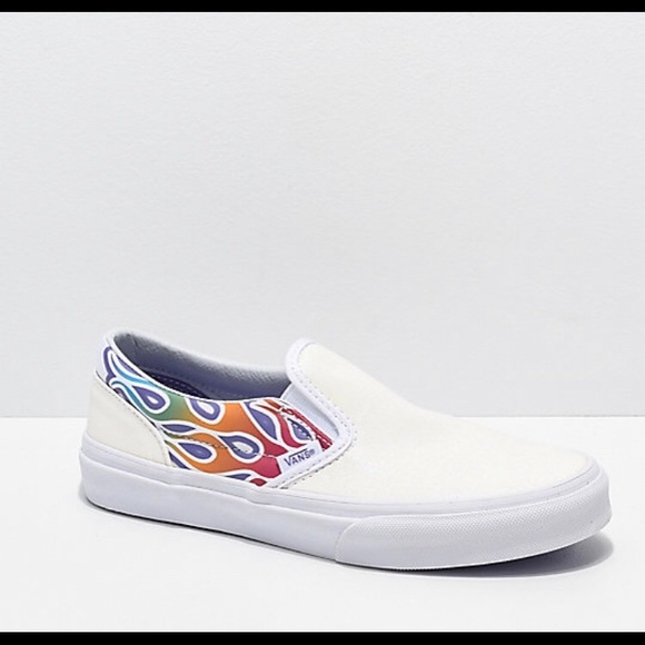 vans with flames on side